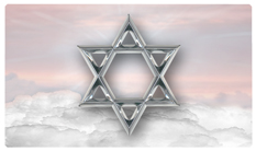 DNSEMP-C-120-PK-SL Star of David Pink-Silver